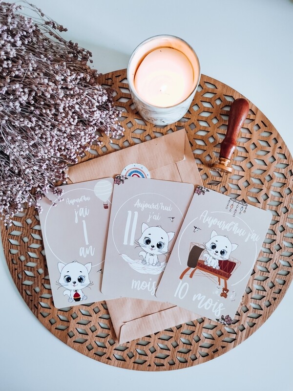 Cartes de naissance chat 🐈