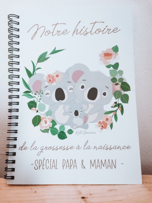 Carnet de grossesse pour papa &amp; maman 🐨