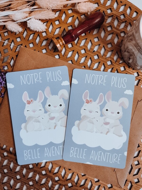 Cartes Lapin naissance 🐇