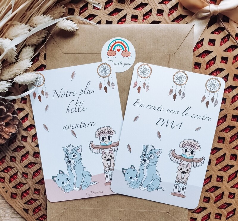 Cartes PMA maman solo 🐺