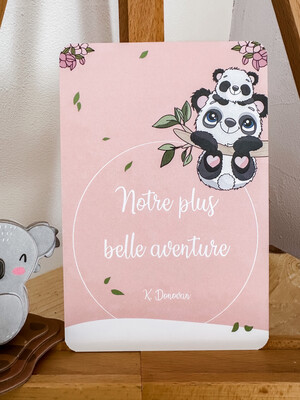 Cartes de grossesse panda 🐼