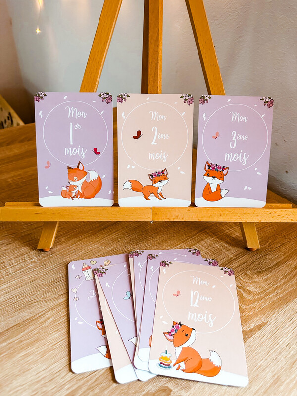 Cartes de naissance renard 🦊