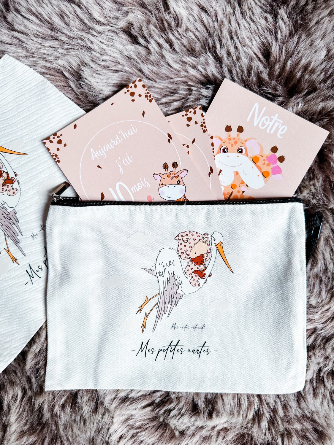 Pochette cigogne