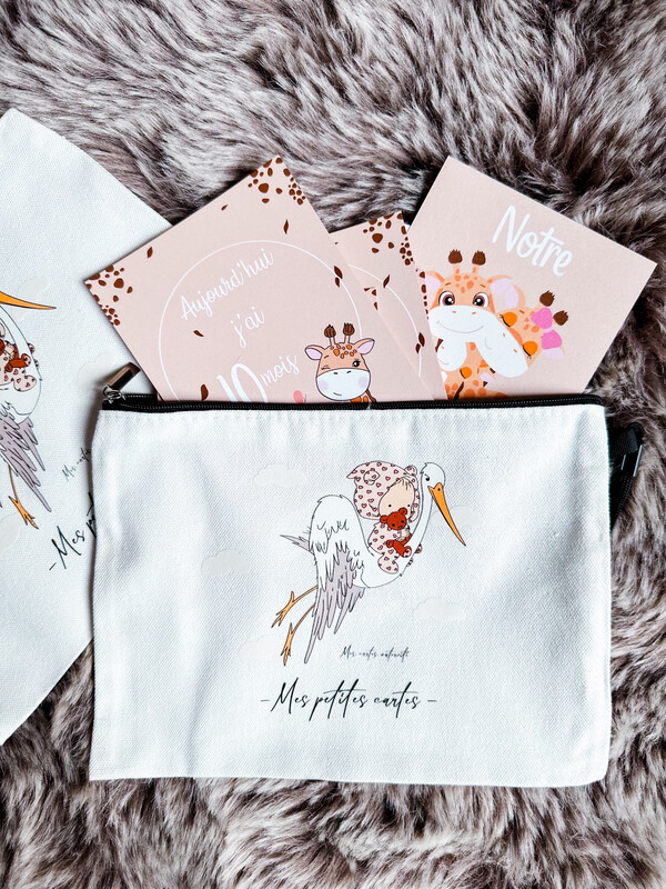Pochette cigogne