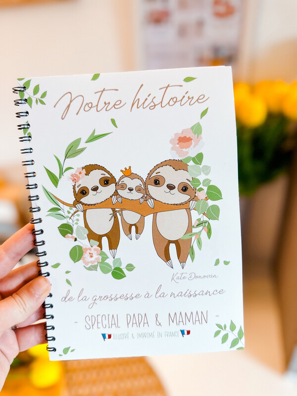 Carnet de grossesse papa &amp; maman 🦥