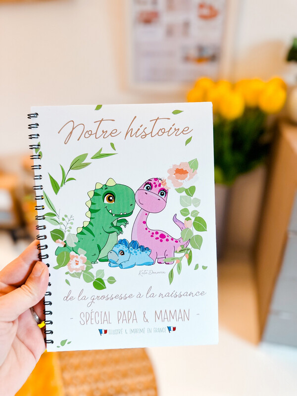 Carnet de grossesse papa &amp; maman 🦖