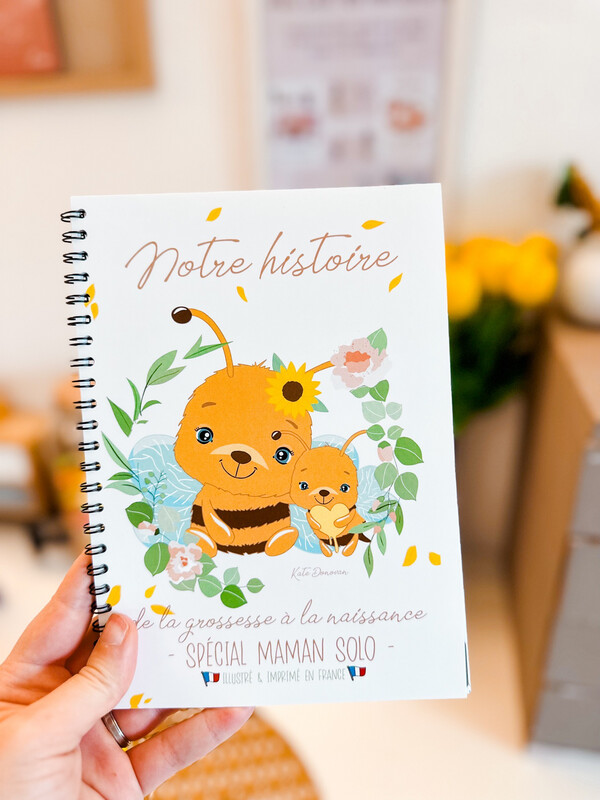 Carnet de grossesse maman solo 🐝