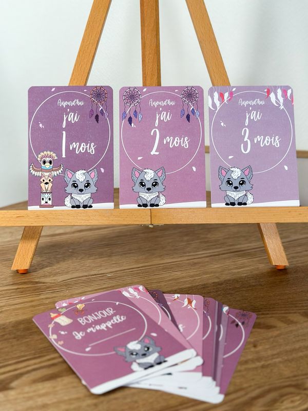 Cartes naissance loup 🐺