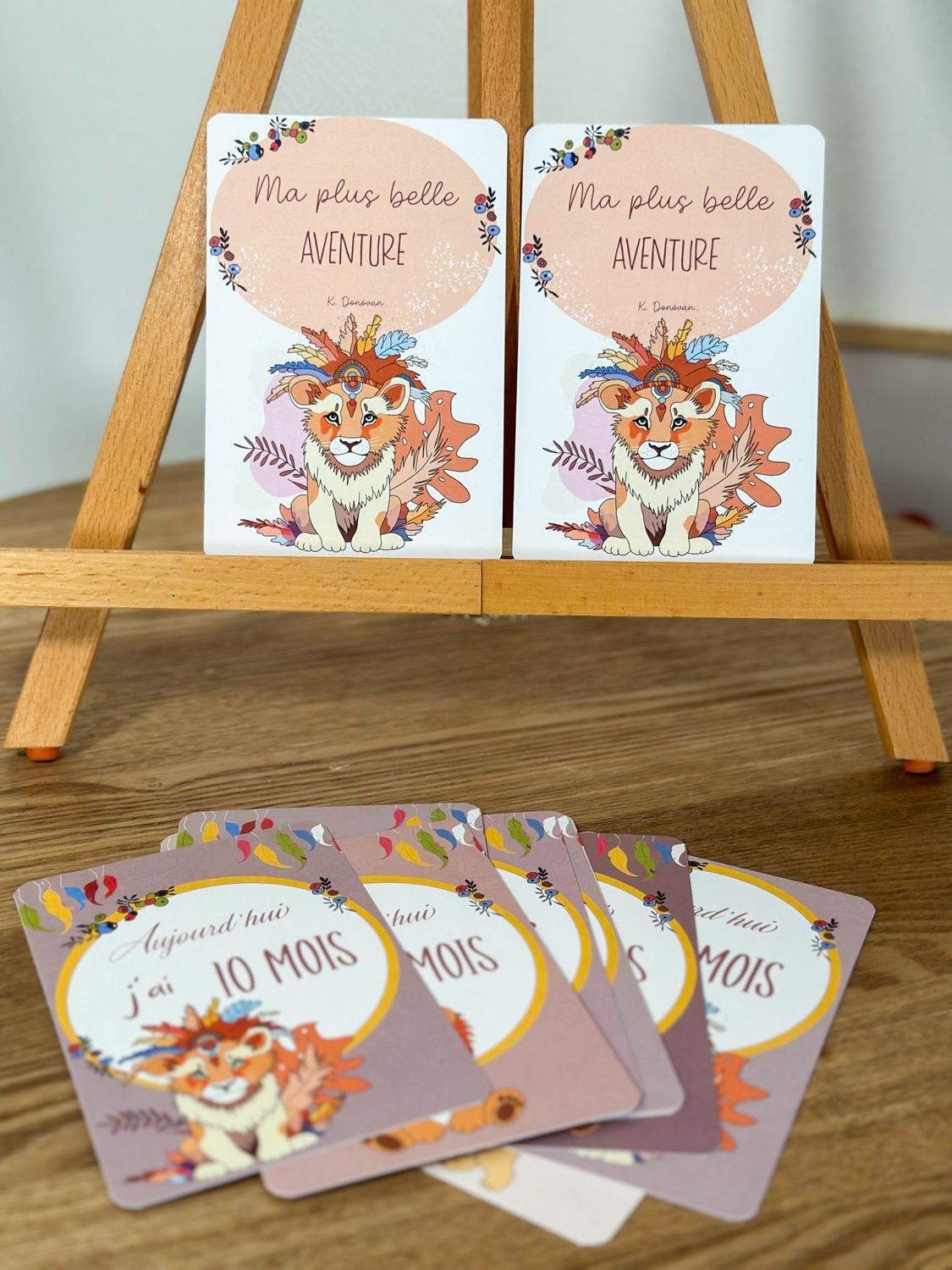 Cartes naissance lion