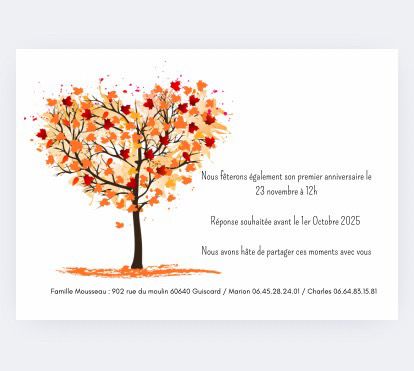 Étiquette automne PDF