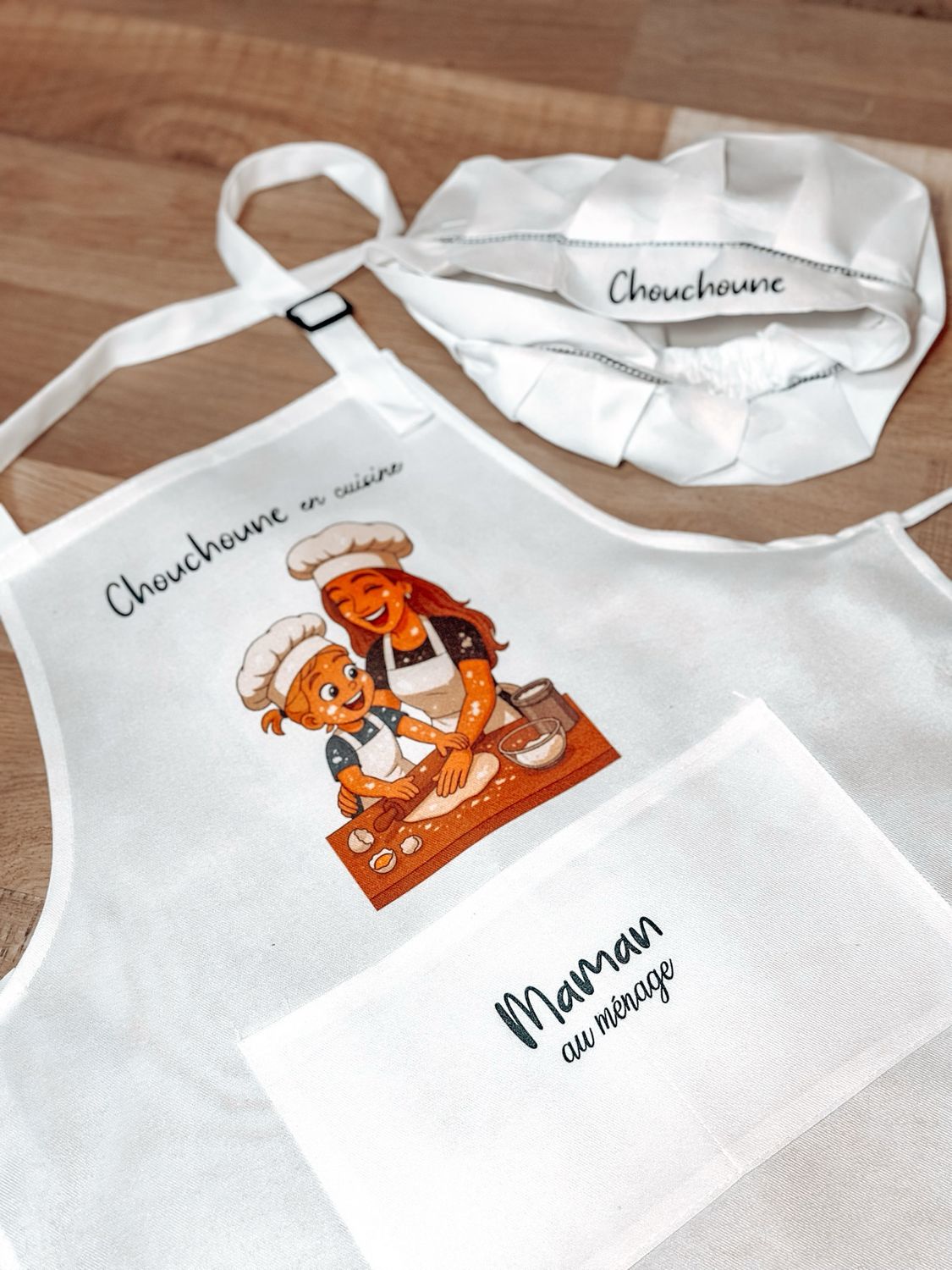 Tablier pour enfant + toque 👩🏼‍🍳