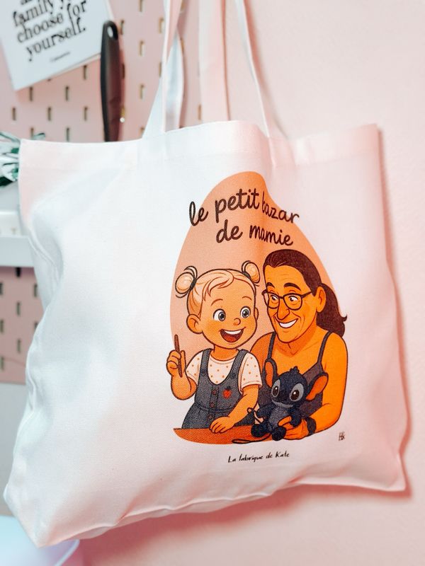 Grand tote bag personnalisé 🛍️