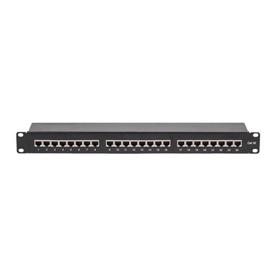 PATCH PANEL CAT5E 24 PUERTOS
