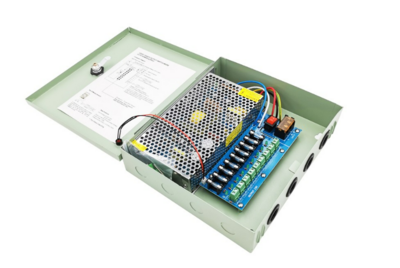 Fuente de alimentación de 9 canales 12V 10AM con gabinete (220V/11vac a 12V).