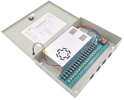 FUENTE CENTRALIZADA DE 18 CANALES 12V - 30A
