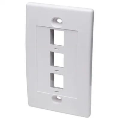 FACEPLATE 3 MÓDULO RJ-45