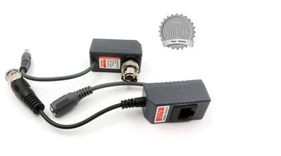 Multifunción de alta calidad HD Video Balun RJ45 con el poder para sistema de CCTV
