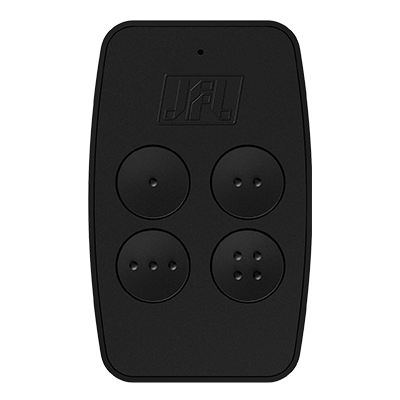 Control remoto con frecuencia de 433,92 MHz.  JFL