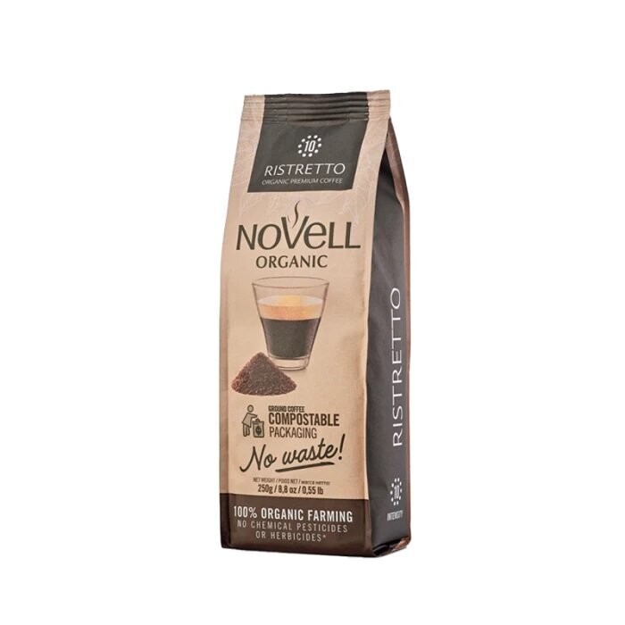 Novell Ristretto Ground - Organic Roasted coffee ground