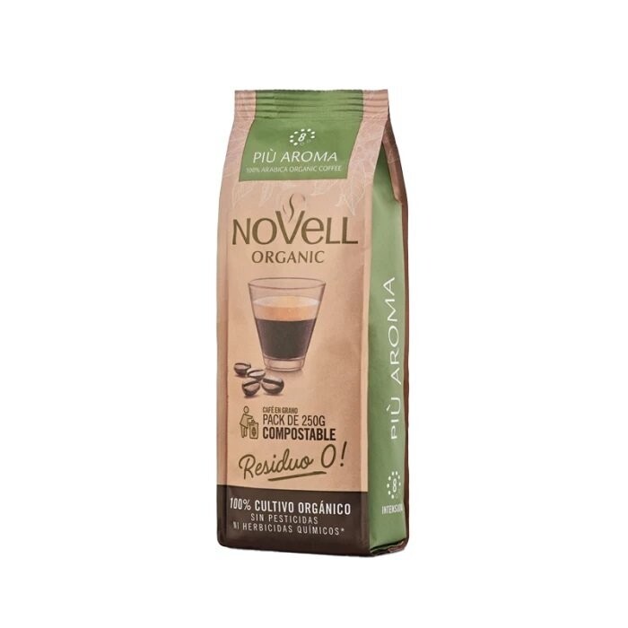 Novell PIÙ Aroma Whole Beans - Organic Roasted coffee