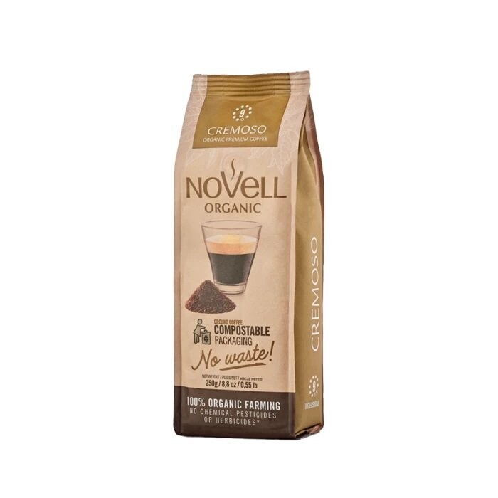 Novell Cremoso Ground - Organic Roasted coffee ground