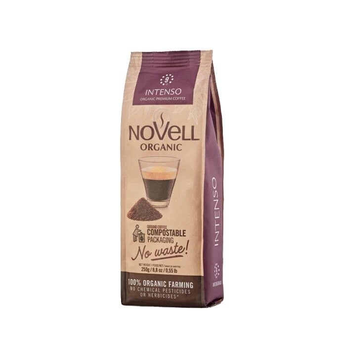 Novell Intenso Ground - Organic Roasted coffee ground