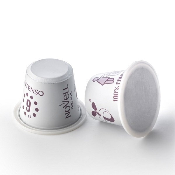 Novell Coffee capsules compostable barrier organic Intenso 10 units