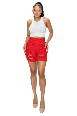 DISTRESSED SHORTS