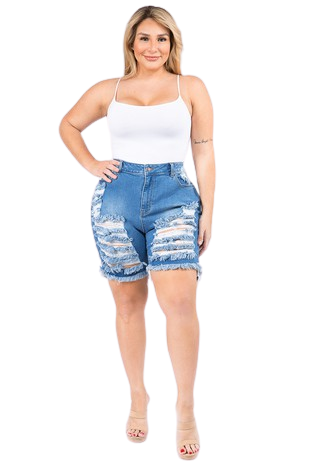 DISTRESSED SHORTS