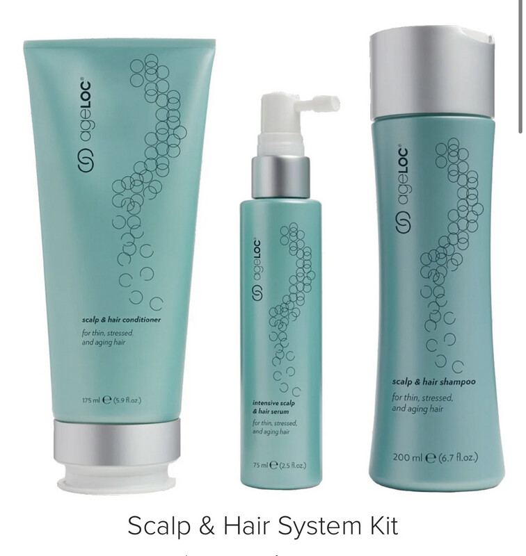 AGELOC Shampoo, Conditioner, and Serum