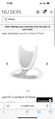 Lumispa iO stand.