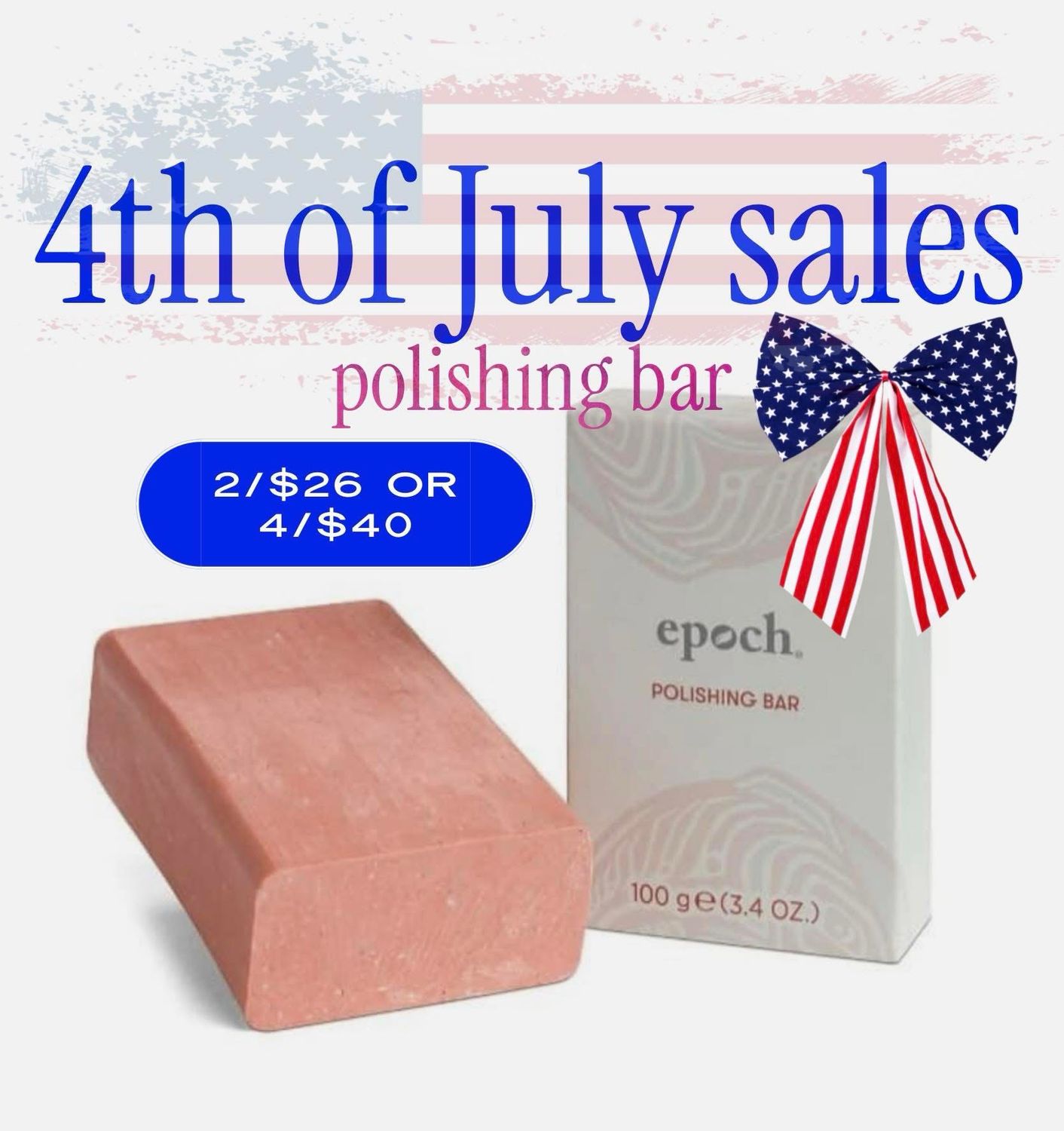 Polishing Bar 2/$26 or 4/$44