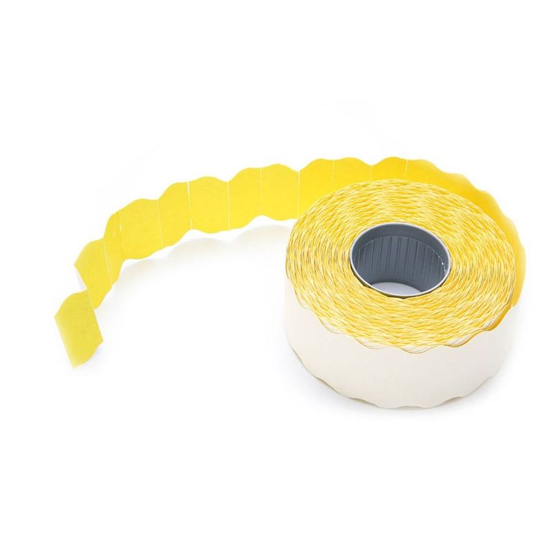 Yellow Pricing Labels 26x12mm – Removable – 36 Rolls Per Box