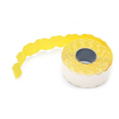Yellow Pricing Labels 26x12mm – Removable – 36 Rolls Per Box