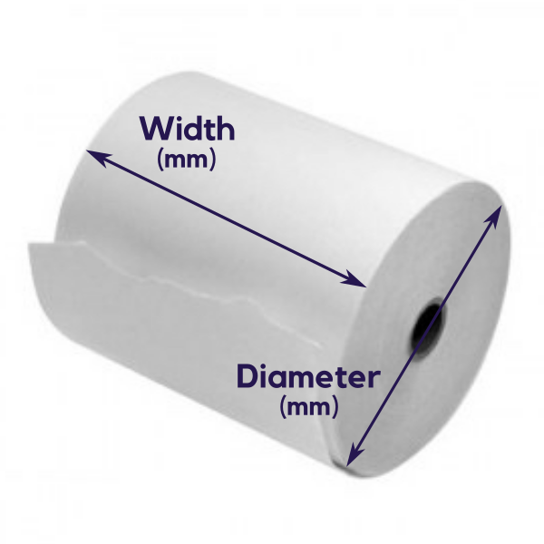 80x80mm Thermal Till Rolls - 80mm Thermal Receipt Paper