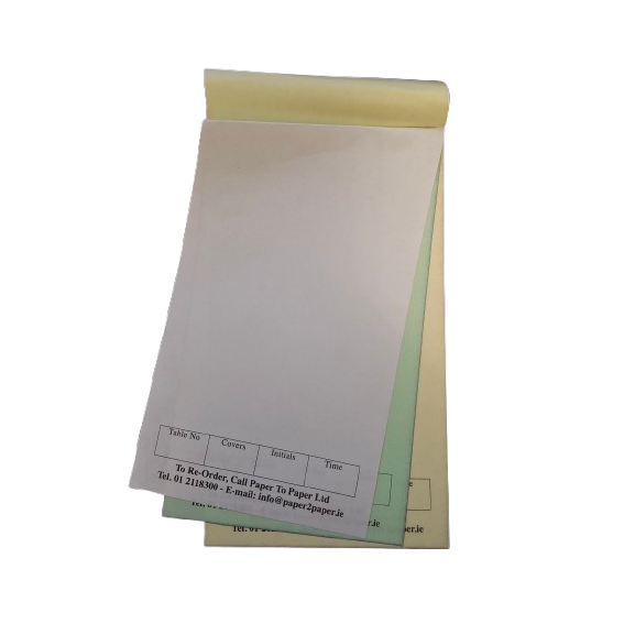 Single 1 Ply Waiter Pads – 100 Pcs