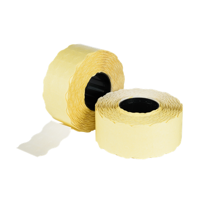 White Pricing Labels 26x12mm – Permanent – 36 Rolls Per Box