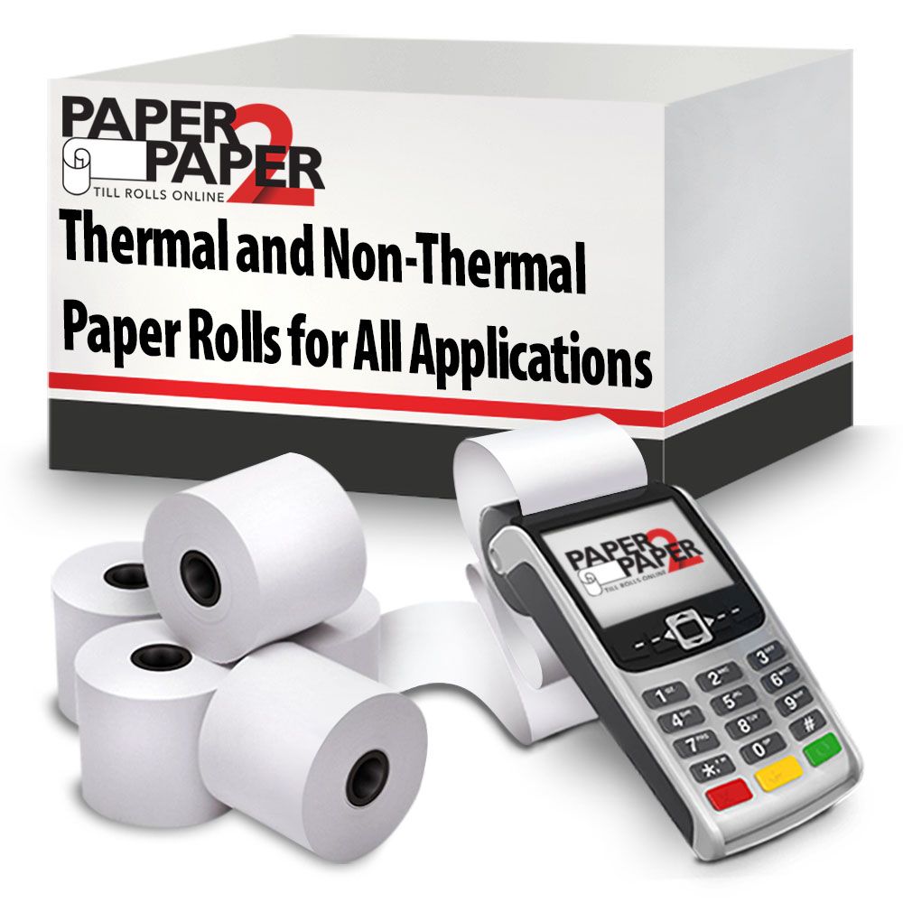 80x70mm Thermal Till Rolls - 70mm Thermal Receipt Paper