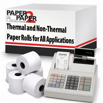 80x70mm Thermal Till Rolls – Compact POS Receipt Rolls (20 Pack)