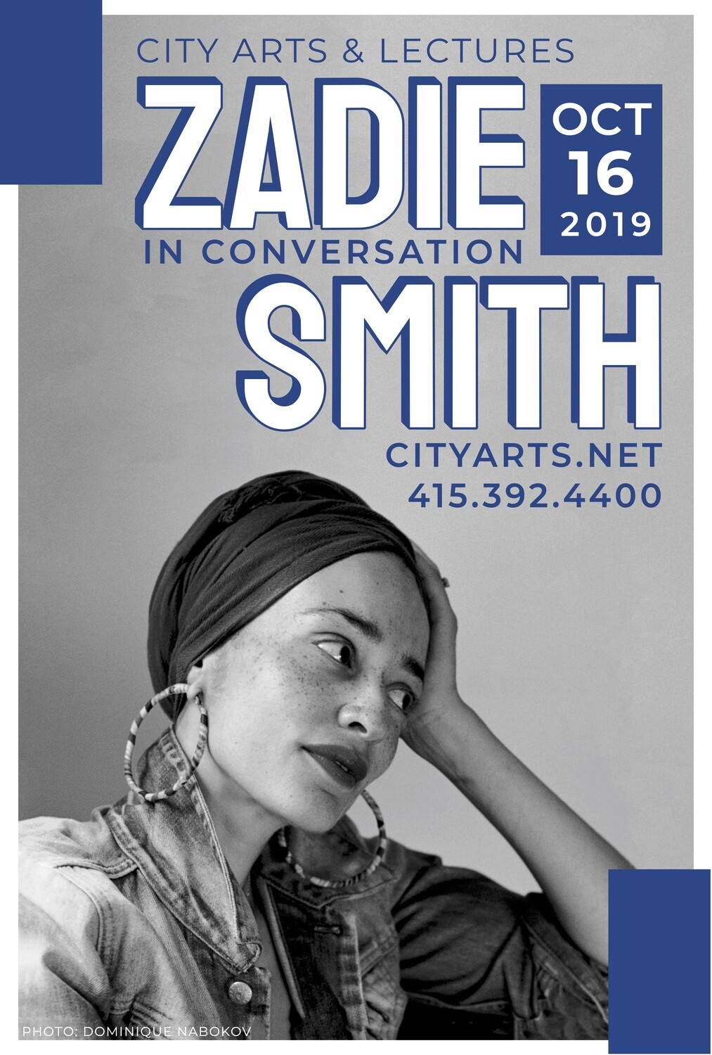Zadie Smith Event Poster