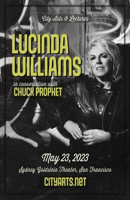 Lucinda Williams - 2023 Event Poster