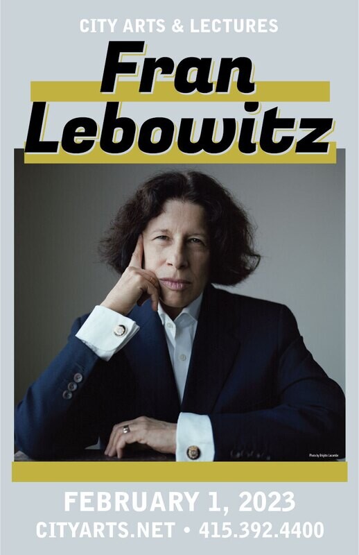 Fran Lebowitz - 2023 Event Poster