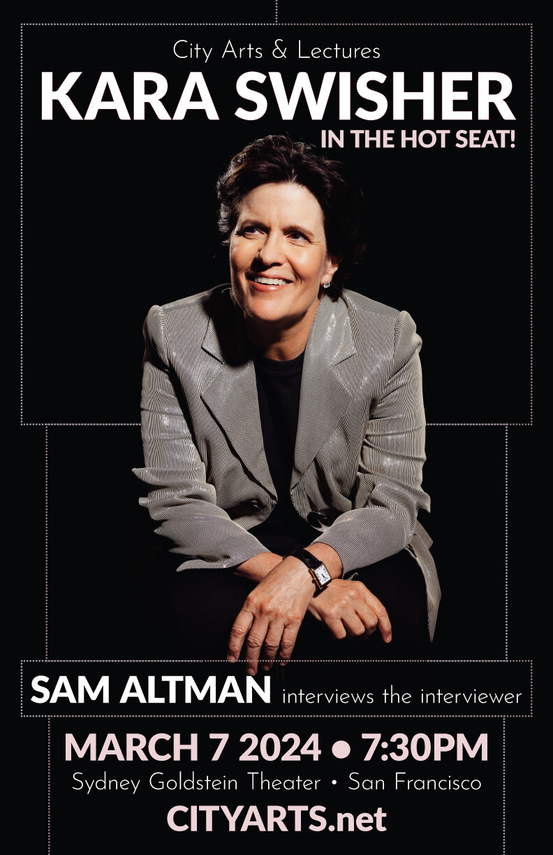 Kara Swisher in the hot seat! 2024 Event Poster