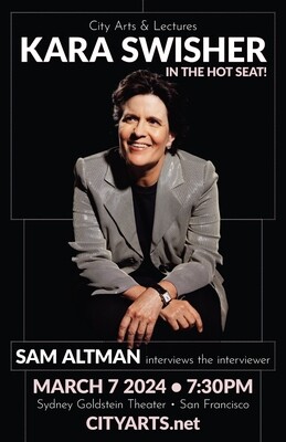 Kara Swisher in the hot seat! 2024 Event Poster