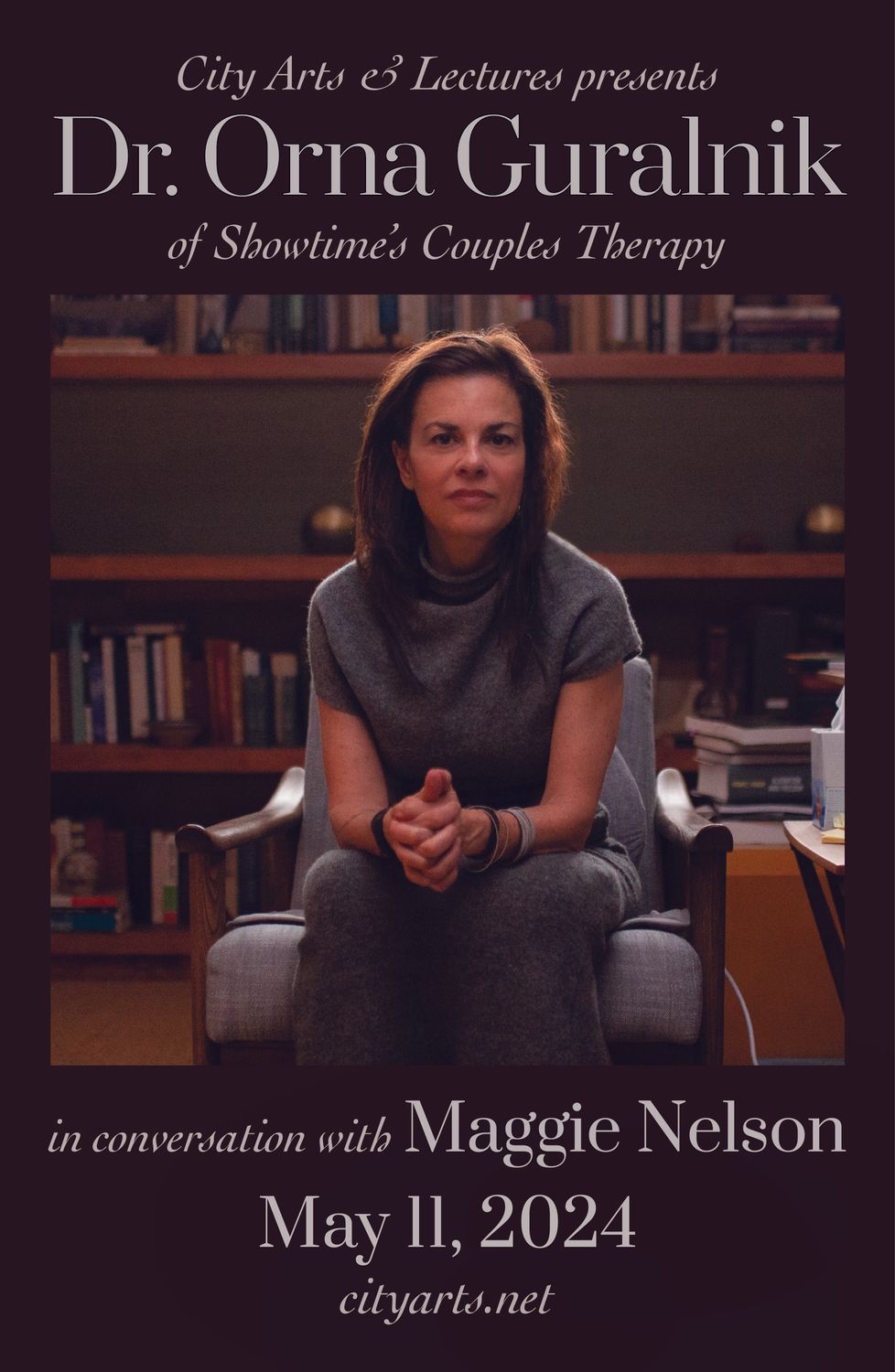 Dr. Orna Guralnik - 2024 Event Poster