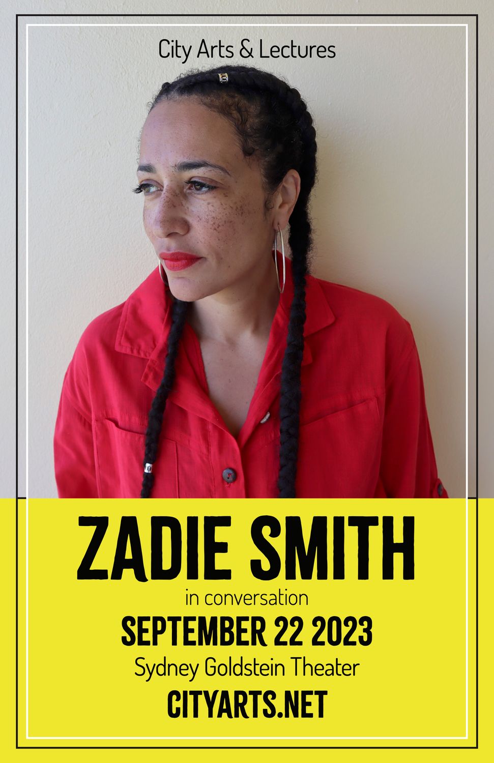 Zadie Smith - 2023 Event Poster