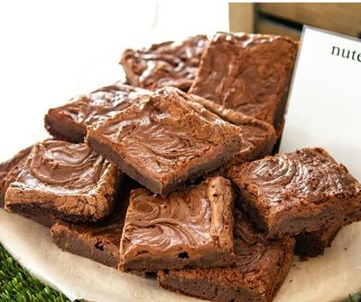 Belgian chocolate brownie - Nutella