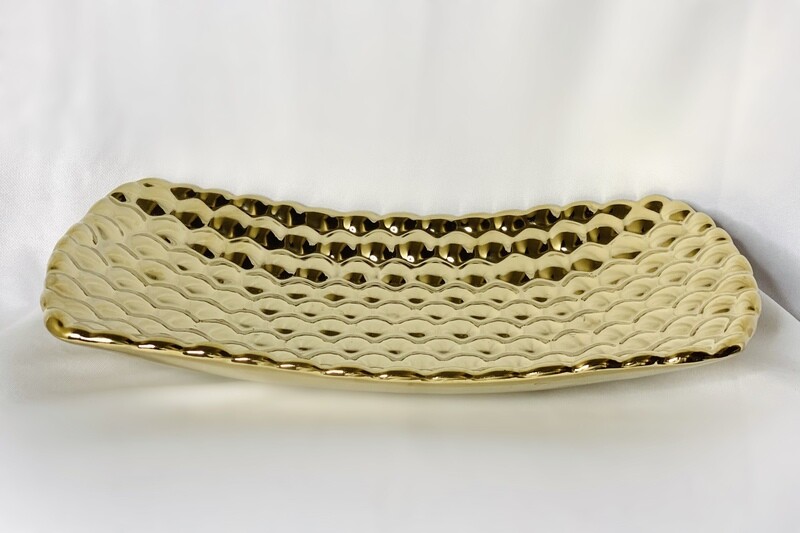 Gold Plate Decor Piece