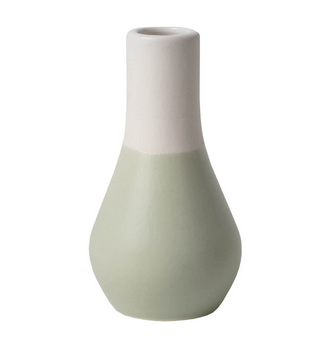 MINI VASE BICOLORE-TEINTE DE VERT
