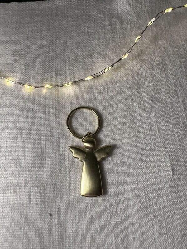 PORTE-CLES ANGE RADER DOREE